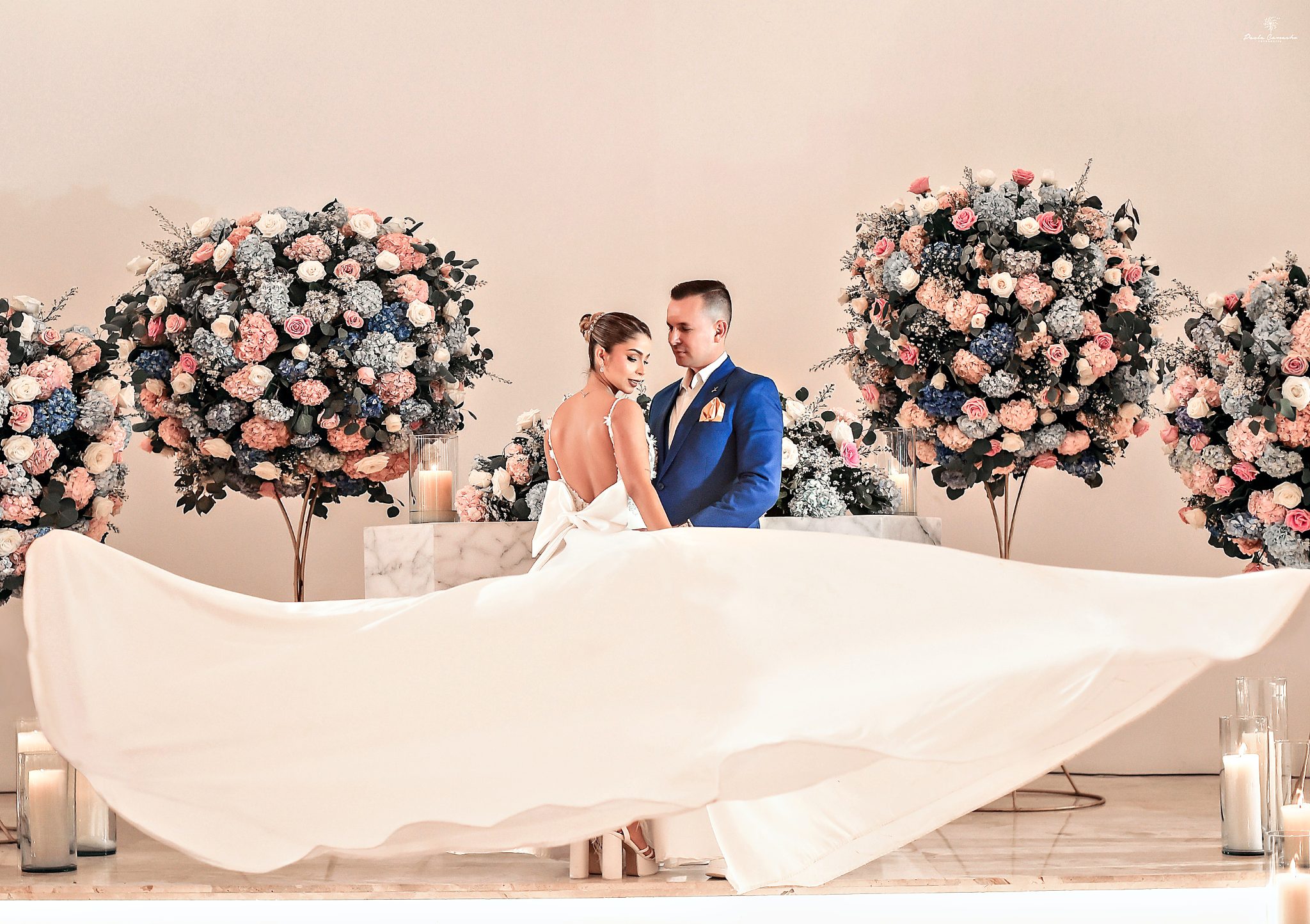 Ceremonia en la capilla con invitados