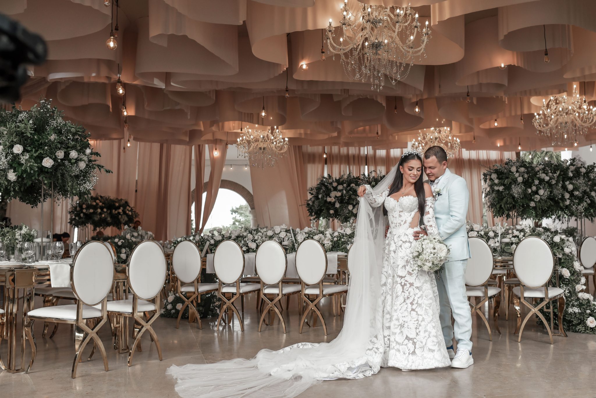 Gran Salón de Las Marías decorado para una boda